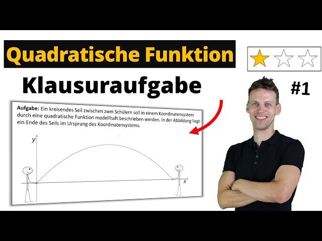 Quadratische Funktionen - Klausuraufgabe | Einfach #1 |