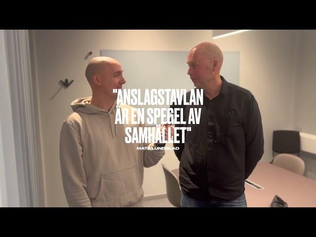 "Anslagstavlan är en spegel av samhället" - trailer