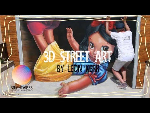 How to create 3d street art by Leon Keer