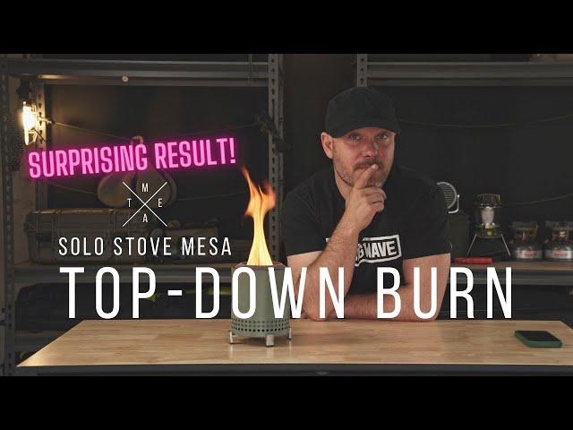 Is a Top-Down Burn any better? | WOOD PELLETS |  SOLO STOVE MESA REVIEW