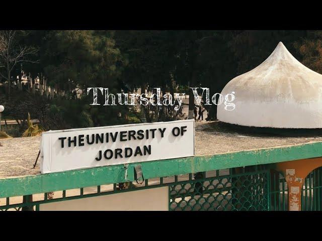 A Day at the University of Jordan - vlog 1 - يوم في الجامعة الاردنية