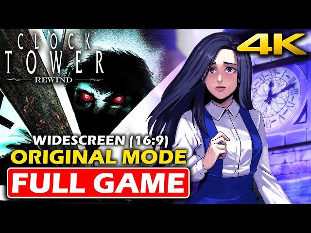 CLOCK TOWER REWIND (PS5) Original Mode WIDESCREEN Gameplay Walkthrough FULL GAME ENDING A (4K 60FPS)