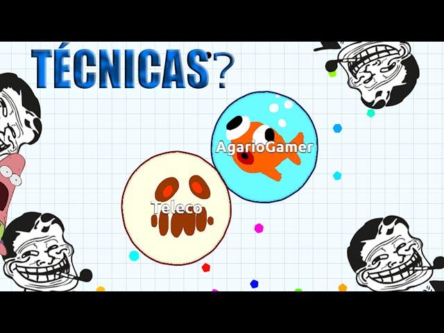 GAMEPLAY AGAR.IO - TÉCNICAS SPACE SPLIT !!! - AgarioGamer