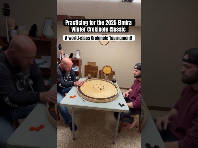 Practice for the 2025 Elmira Winter Crokinole Classic