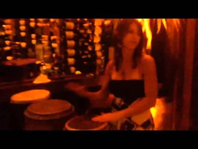 Cheri Shanti Live on percussion at Lippis with La Trice Perry