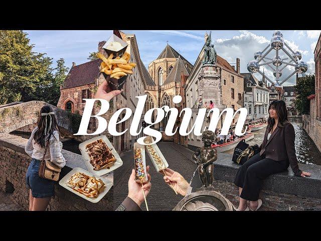 BELGIUM VLOG || exploring fairytale cities Brussels, Bruges, & Ghent! 