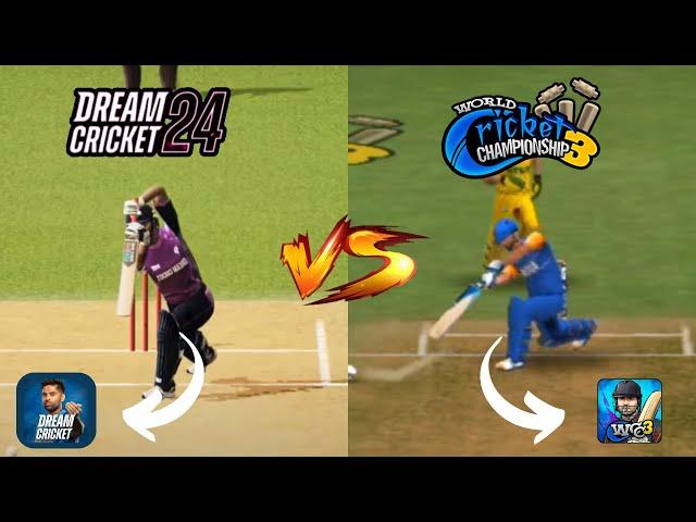 Dream Cricket 24 Vs WCC 3 Comparison |Cricket 24 Features| #cricket