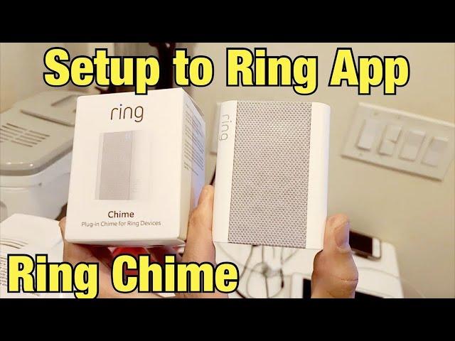 Ring Chime: How to Setup to Ring App