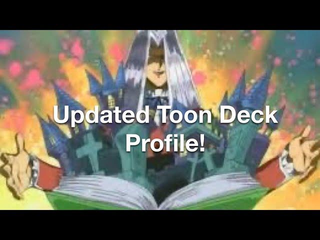 YuGiOh Max Rarity Toon Deck Profile Post POTE!! August 2022! Pegasus!! Toon World deck!