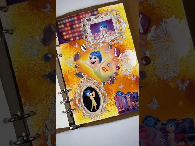 Art journaling ‘Joy’ from Inside Out. #artjournal #asmr #insideout2