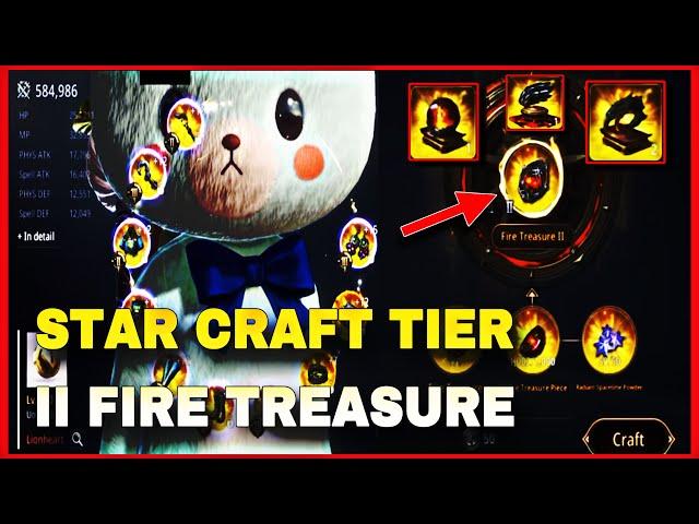 MR BUY ALL UOTC STAR 585K TOP 2 LANCER? CRAFT TIER II FIRE TREASURE - Mir4