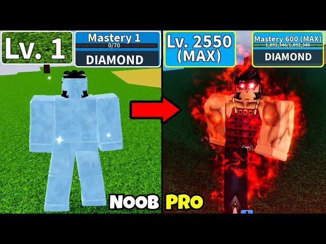 Beating Blox Fruits as Jozu using Diamond Fruit! Lvl 0 to Max Lvl Noob to Pro FULL GAMEPLAY!