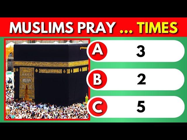 Islamic General Knowledge Quiz  100 QUESTIONS | Islam Quiz