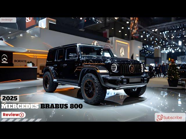 Power and Precision: 2025 Mercedes Brabus 800 Overview