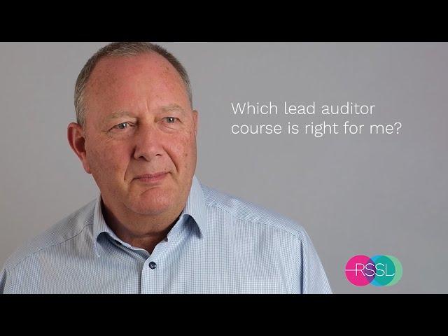 Which lead auditor course is right for me?