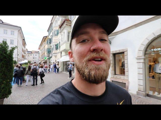 American in Bolzano Italy! (South Tyrol) City Walking Tour