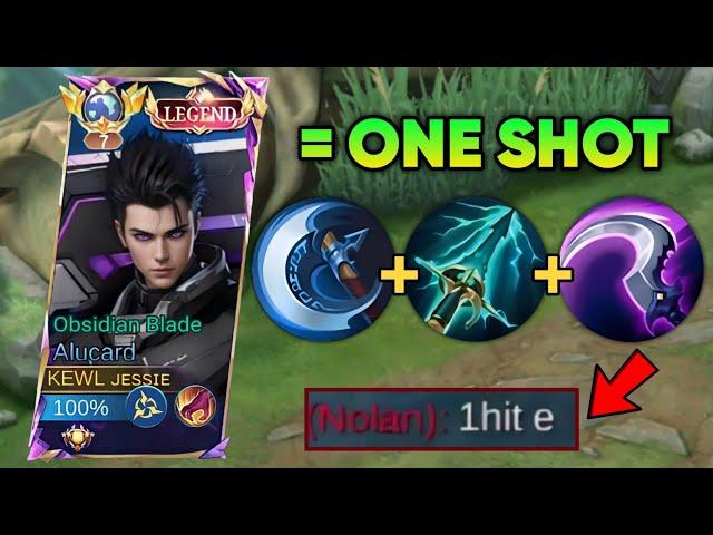 NEW UPDATE!! ALUCARD NEW BEST BUILD AND EMBLEM AUTO ONESHOT 2024!! (100% BROKEN)