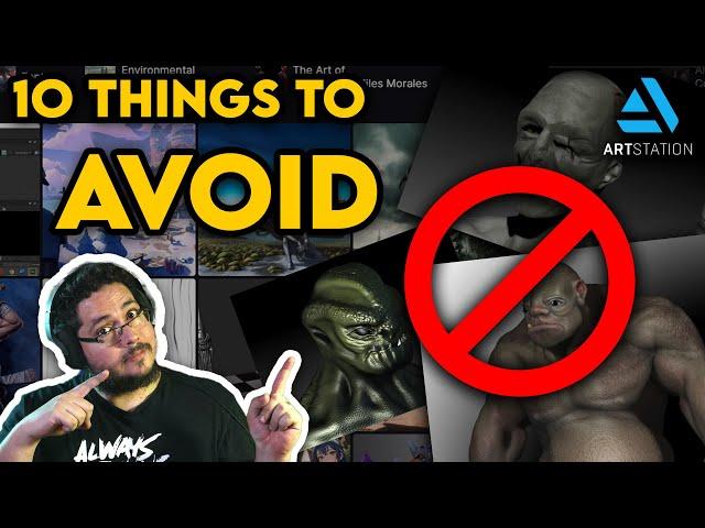 10 Things to Avoid in your 3D Portfolio