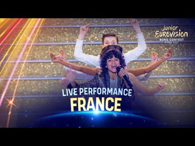 Enzo - Tic Tac - LIVE - France  - Junior Eurovision 2021