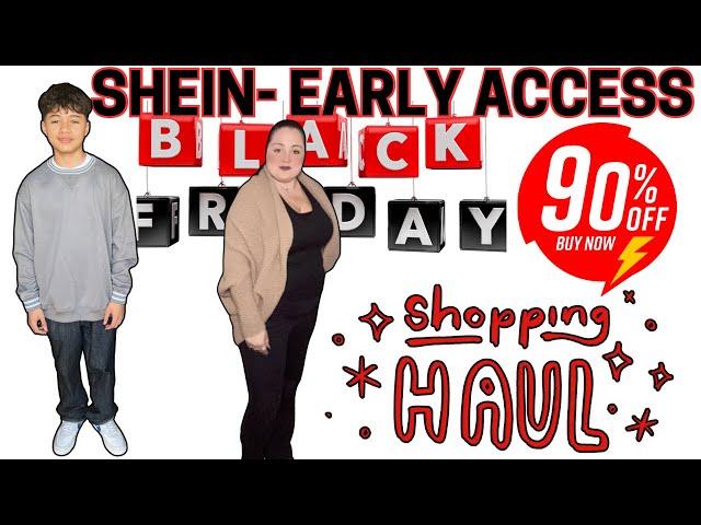 SHEIN BLACK FRIDAY & CYBER Monday Sale | SHEIN Black Friday Try-On Haul #shein