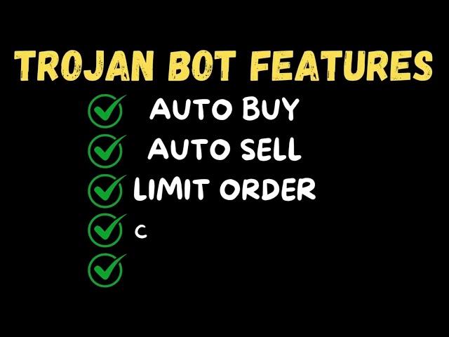 TROJAN BOT|how to use trojan bot|Complete settings explained| best solana bot#trojanbot #telegrambot