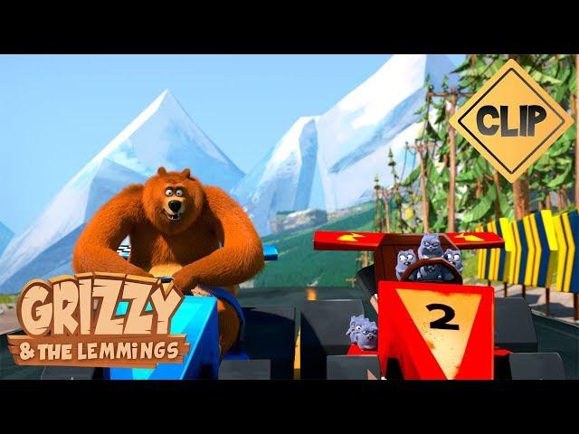 A spectacular racing cars - Grizzy & the Lemmings