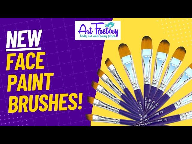 Brand New Paint Brushes from the Art Factory!