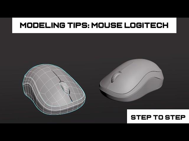 Modeling Tips: Base Mouse Logitech Tutorial #3ds #tutorial #modeling