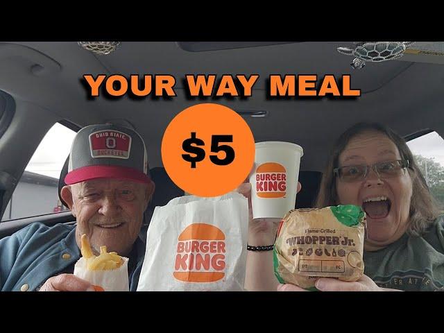 Burger King $5 Your Way Meal Review #foodreview #fastfood #fastfoodreview #burgerking