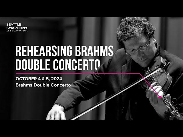 Rehearsing Brahms Double Concerto