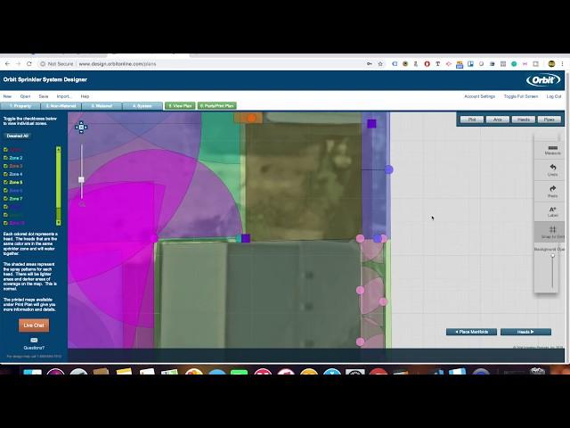 How to Use Orbit Sprinkler Designer