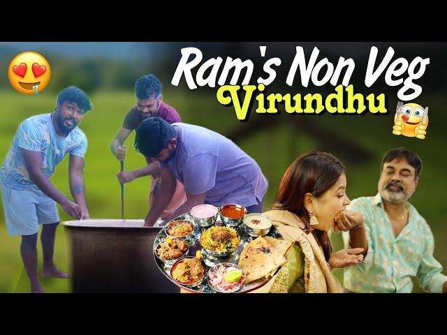 HUGE NON VEG COOKING  7 Kg Biriyani Cooking  | @ramwithjaanu