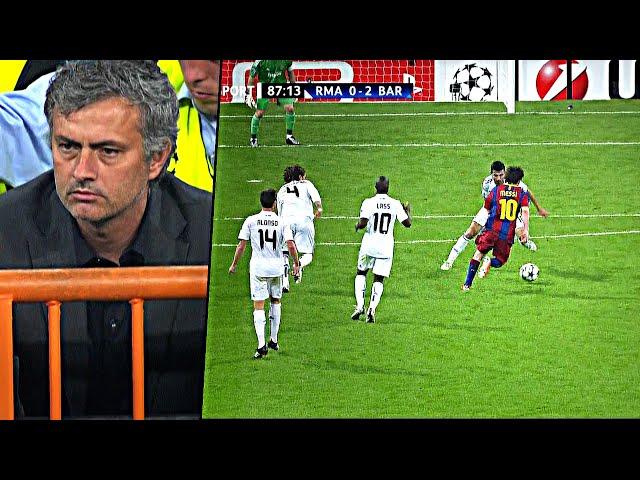 Lionel Messi left Mourinho speechless when this happend...