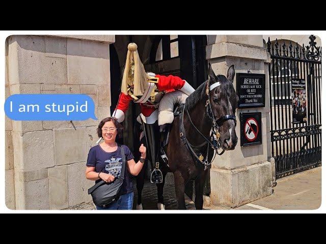 Clueless Chinese Tourist IGNORED The Guard and Paid The Price!