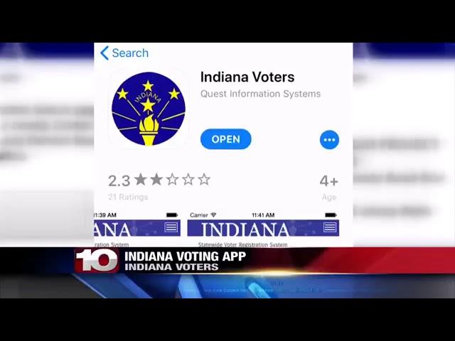 Voter Registration App in Indiana