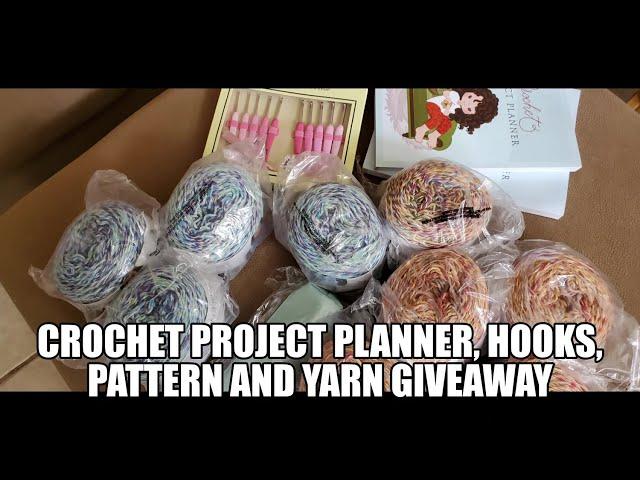 Crochet Hooks, Project Planner and Patterns Giveaway - CLOSED