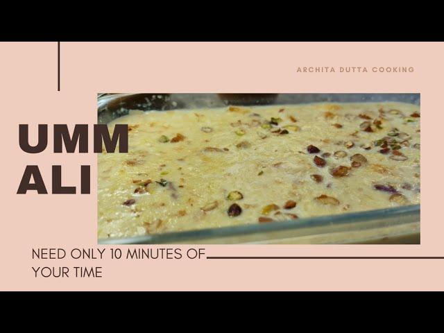 How to make umm-Ali | Easy , fast and tasty recipe |Just under 10 minutes(No Sugar)