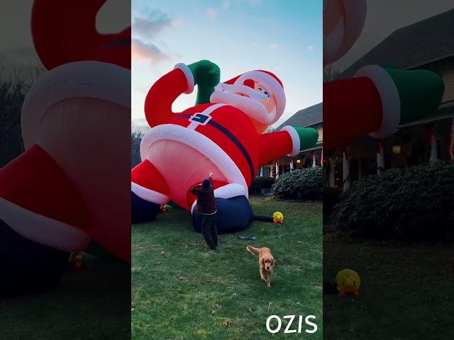 2023 OZIS Christmas giant 40FT Inflatable Santa!! Over $3000!!