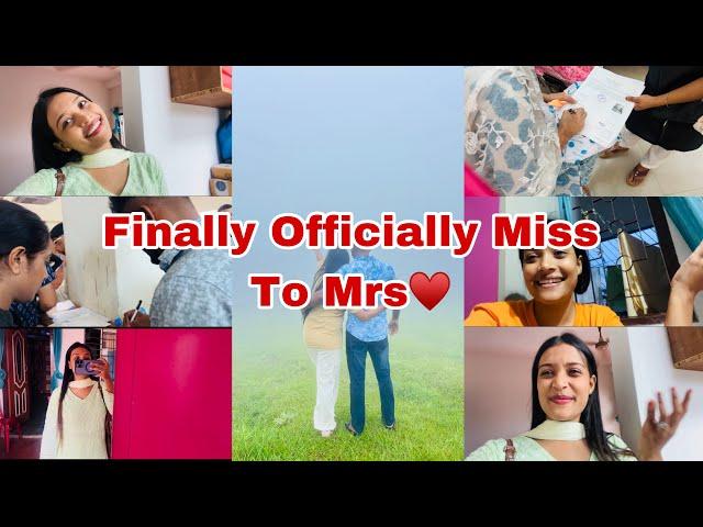 Assamese Vlog️||Officially  Miss To Mrs Hoi Golu||Alhumdulillah Finally||04-07-2024️