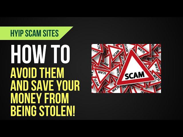 HYIP Scam Sites: Avoid These HYIP Crypto Sites At All Costs So You Don't Lose Your  Money!