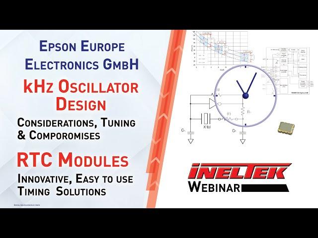 kHz Oscillator Design & Real-Time-Clock Modules by Epson