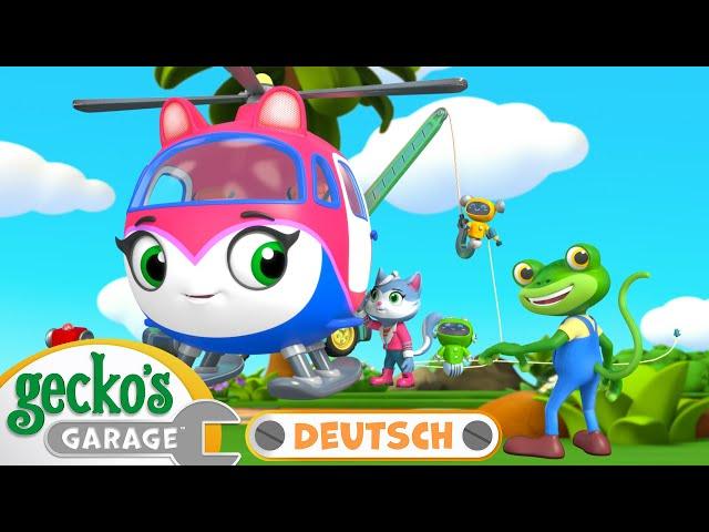 Energiekrise  in Kats Basis | 30-minütige Zusammenstellung｜Geckos Garage Deutsch｜LKW für Kinder 