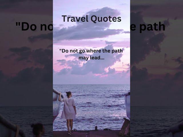 Travel Quotes! Do you agree? Let me know in the comments :) #shorts