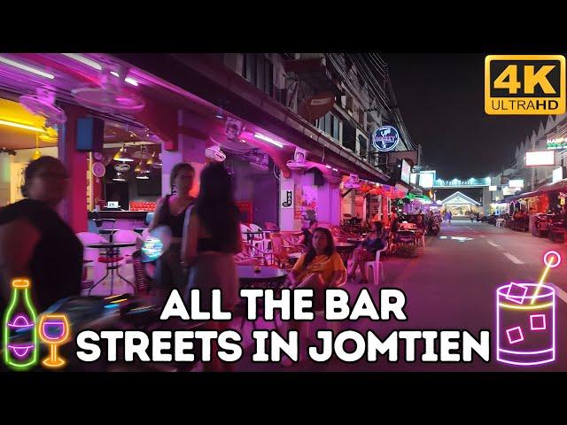 All The Popular Bar Streets in Pattaya Jomtien, Rompho Beer Bar Complex, Soi Jomtien 7 and More/2024