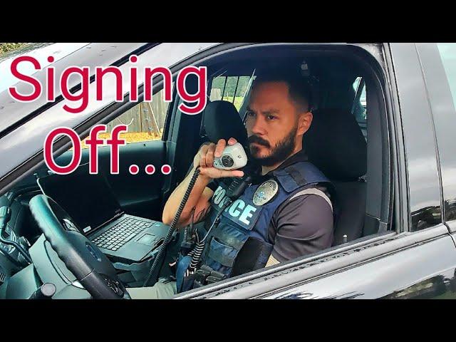 EMOTIONAL GOODBYE!  My Last Day as a POLICE OFFICER