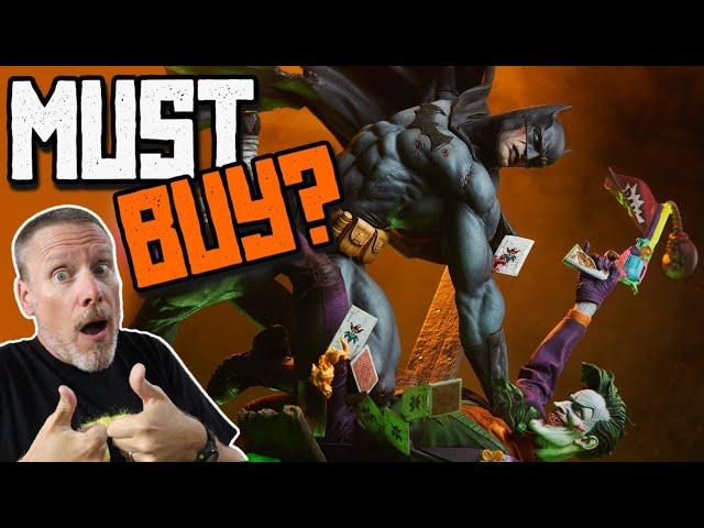 HIT OR MISS? BATMAN VS JOKER PREMIUM FORMAT STATUE BY SIDESHOW COLLECTIBLES