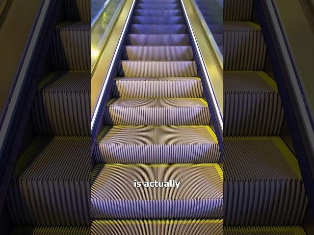 Why Escalator Steps Have Grooves  (important)