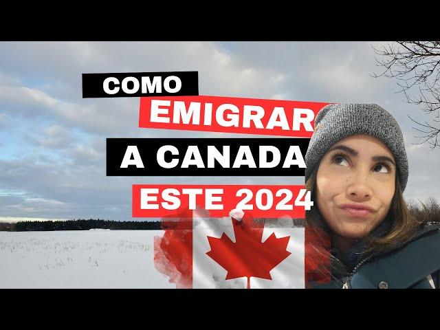 Cómo migrar a CANADA este 2024 | Guía para latinos | cómo venir a estudiar o trabajar