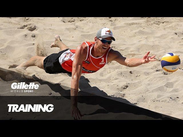 Beach Volleyball Training with the Netherlands | Gillette World Sport