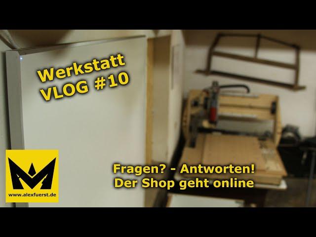 Werkstatt VLOG #10 | Fragen? - Antworten | Werkstattheizung | Der Shop geht online